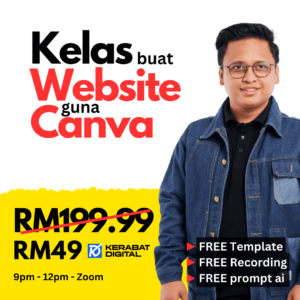 Kelas Buat Website Guna Canva